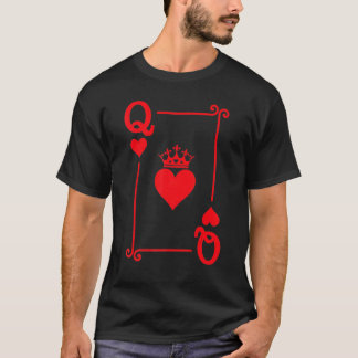 Queen of Hearts Matching Couple Saint Valentine's  T-Shirt