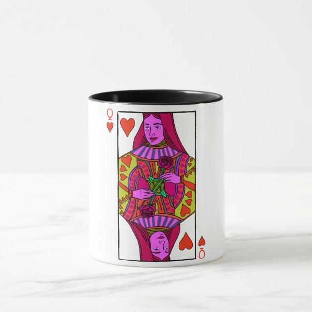 Queen Of Hearts Mug (Center)