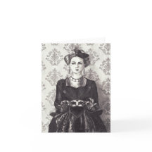 Queen of Hearts - Notecard