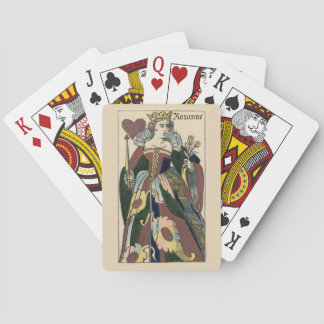 Queen of hearts personalise Bicycle Playing Cards