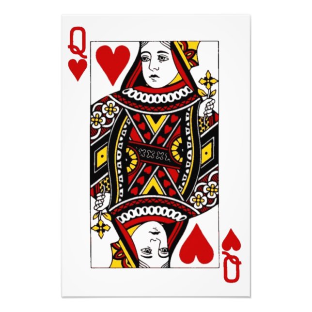 Queen of Hearts Photo Print (Front)