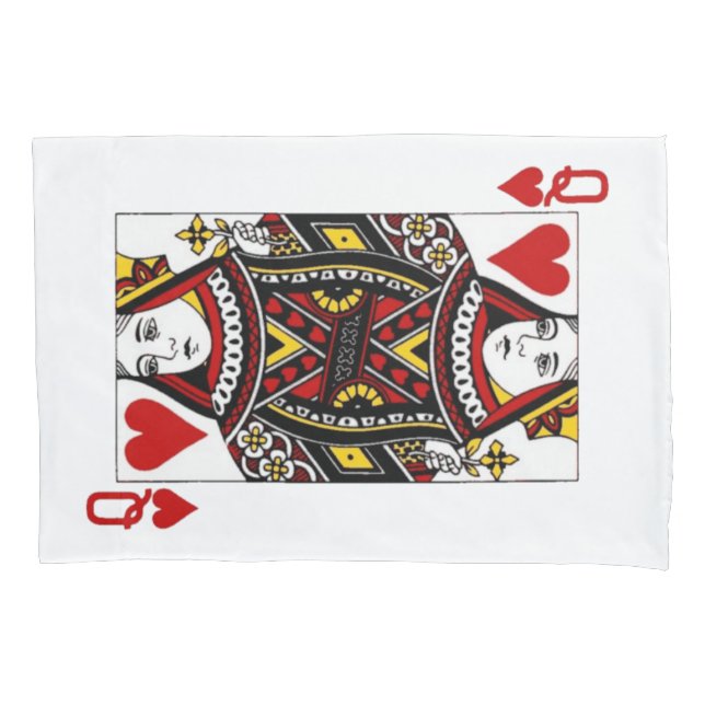 Queen of Hearts Pillowcase (Front)