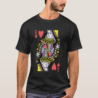 Queen Of Hearts Playing Card Halloween S T-Shirt