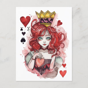 ❤️ Queen of Hearts ❤️ Postcard