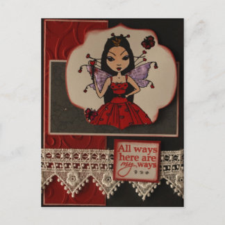 Queen of Hearts Postcard