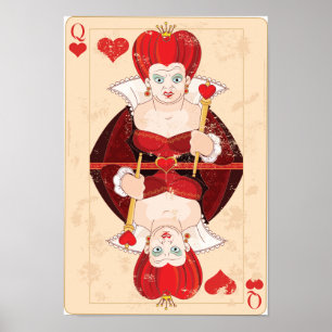 Queen Of Hearts Poster