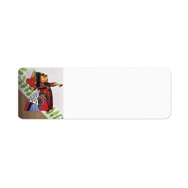 Queen of Hearts Return Address Label (Front)