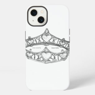 Queen of Hearts silver crown tiara iphone 6 case