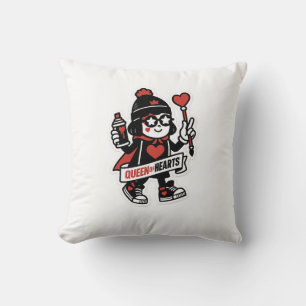 Queen of Hearts Street Mascot — Grind Crew Edition Cushion