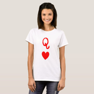 Queen of Hearts tee large print