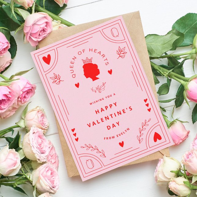 Queen of Hearts Valentine Card (Creator Uploaded)