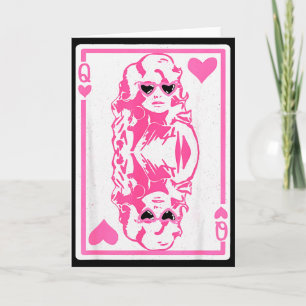 Queen Of Hearts Valentines Day Card