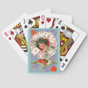 QUEEN OF HEARTS ,Valentine's Day  Playing Cards