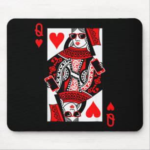 Queen Of Hearts - Vintage Valentines Day Costume Mouse Pad