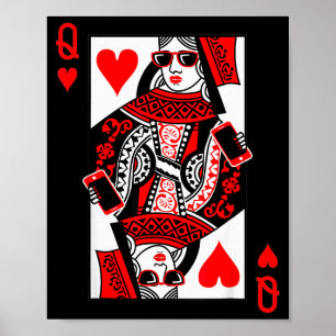 Queen Of Hearts - Vintage Valentines Day Costume  Poster