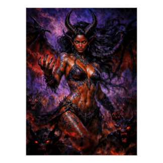 Queen of Hell Lilith Poster