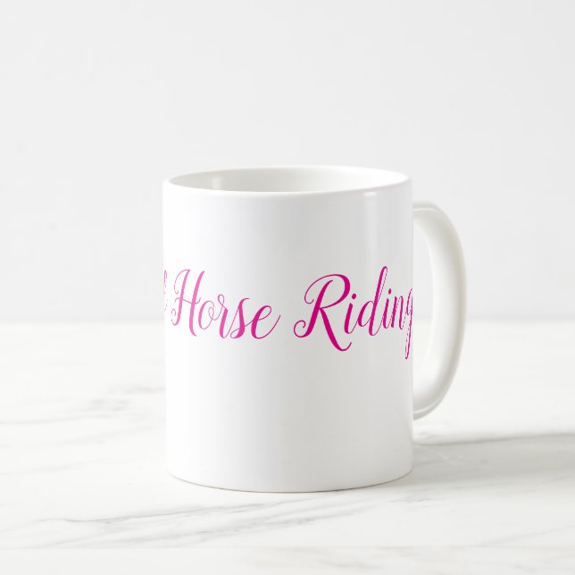 Queen of Horse Riding Coffee Mug (Front Right)