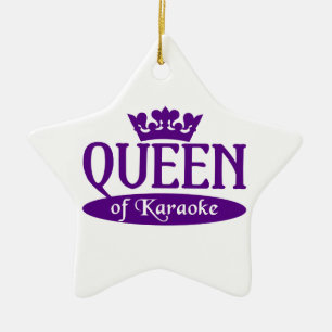 Queen of Karaoke ornament