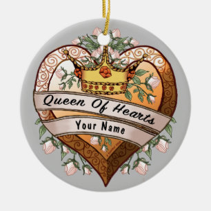 Queen of My Heart  Ceramic Ornament