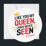 "Queen of My Heart – Mama's Love" 👑❤️<br><div class="desc">"Like You,  My Queen,  I Have Never Seen – A Love So Pure,  A Bond So Strong. Forever Grateful,  Mama." 👑❤️</div>