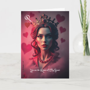 Queen of My Heart Valentine Card