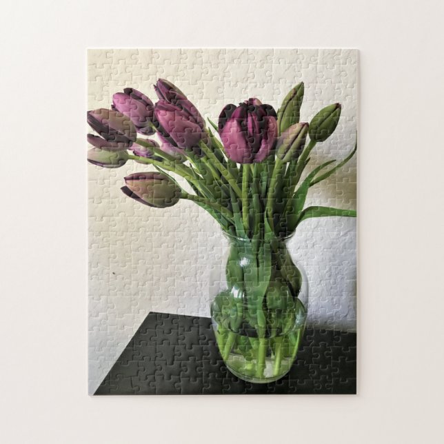 Queen of Night Tulips Jigsaw Puzzle (Vertical)