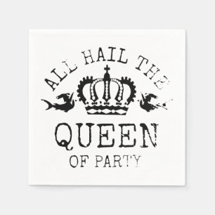 Queen of Party Napkin
