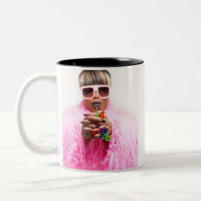 Queen of Rings Mugs (Left)