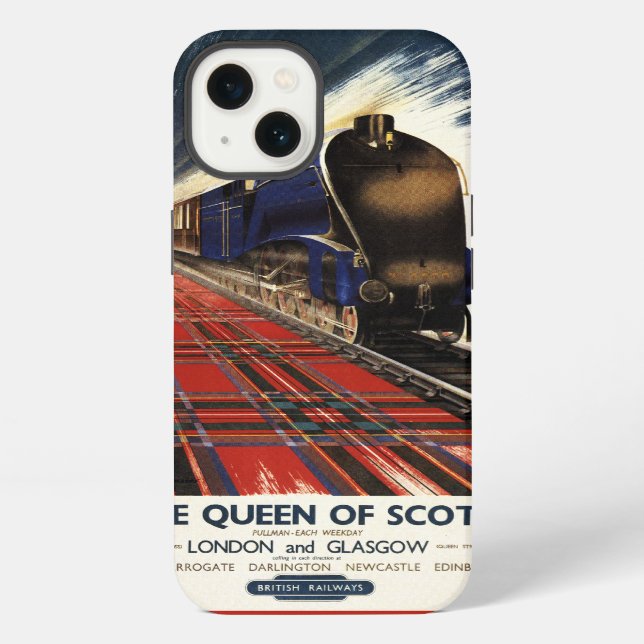 Queen of Scots Pullman Train iPhone Case (Back)