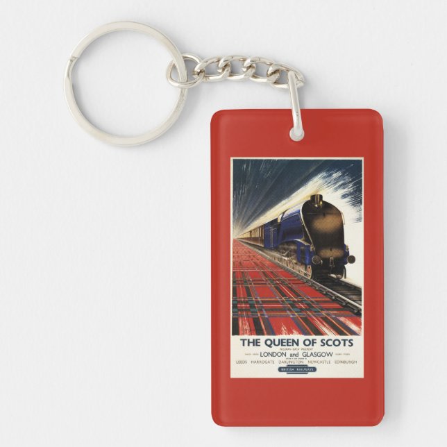 Queen of Scots Pullman Train Key Ring (Front)