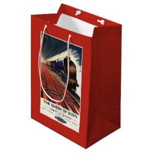 Queen of Scots Pullman Train Medium Gift Bag