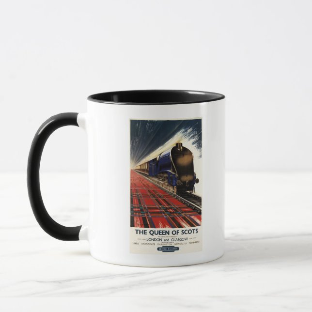 Queen of Scots Pullman Train Mug (Left)