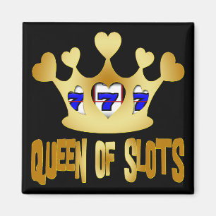 QUEEN OF SLOTS MAGNET
