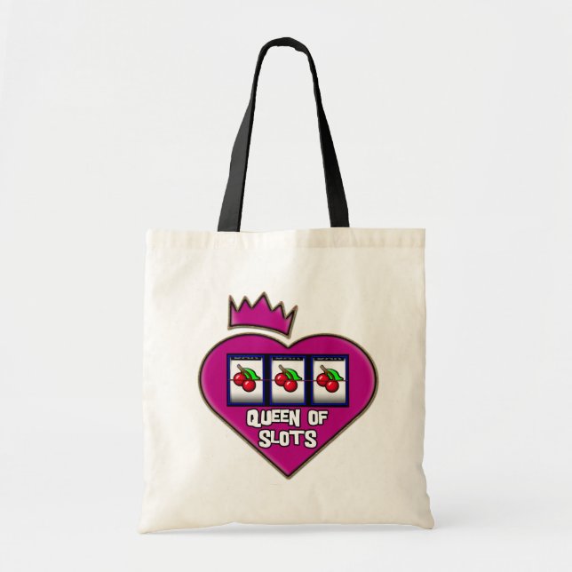 QUEEN OF SLOTS TOTE BAG (Front)