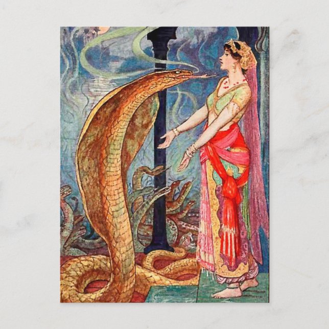 Queen of Snakes Postcard (Front)