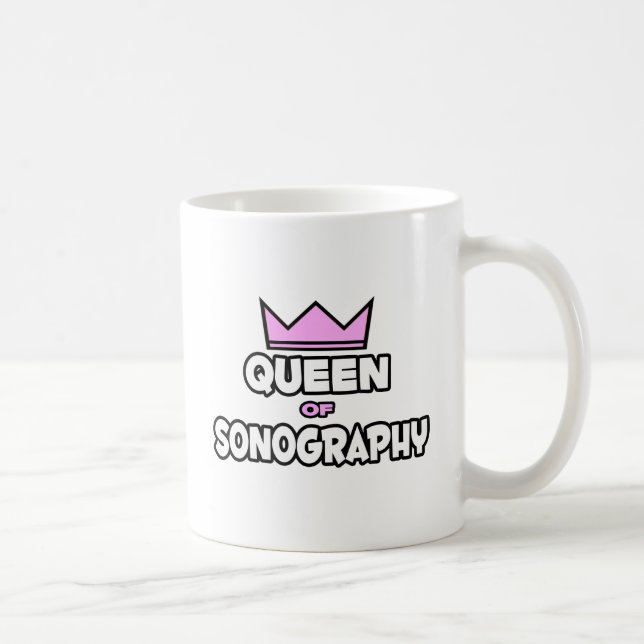 Queen of Sonography Coffee Mug (Right)