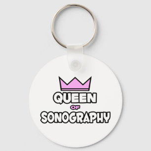 Queen of Sonography Key Ring