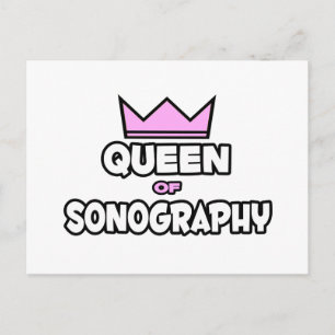 Queen of Sonography Postcard