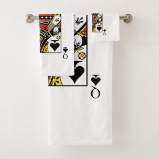 Queen of Spades Bath Towel Set