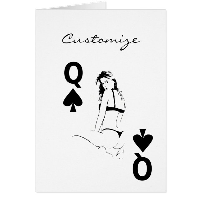 Queen of Spades bikini girl Thunder_Cove (Front)