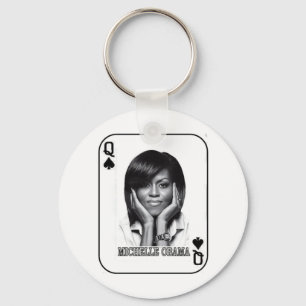 QUEEN OF SPADES KEY RING