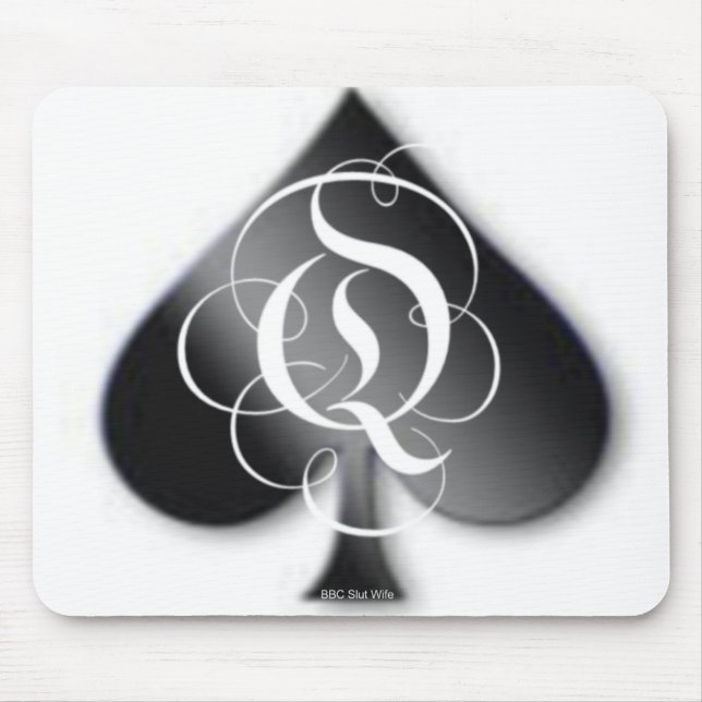 Queen Of Spades Mouse Pad (Front)
