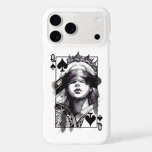 Queen of Spades (Style 5) Fine Art Drawing
