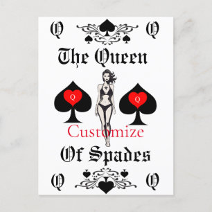 Queen of Spades Tarot Card Thunder_Cove