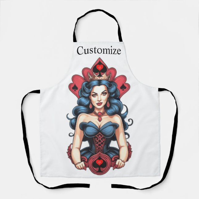 Queen of Spades Thunder_Cove Apron (Front)