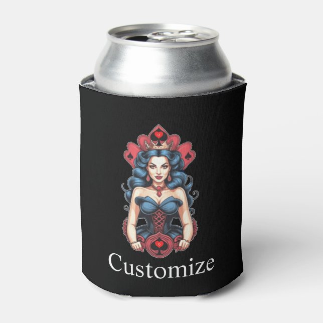 Queen of Spades Thunder_Cove Can Cooler (Can Front)