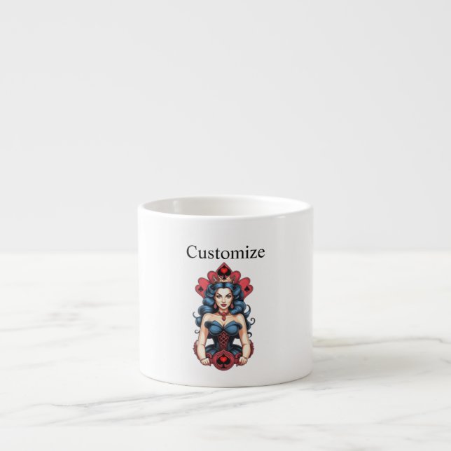 Queen of Spades Thunder_Cove Espresso Cup (Front)