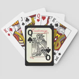Queen of Spades Thunder_Cove Playing Cards