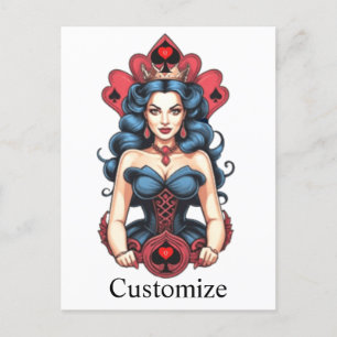 Queen of Spades Thunder_Cove Postcard