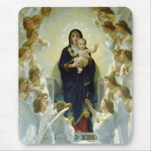 Queen of the Angels (by Bouguereau) Mouse Pad